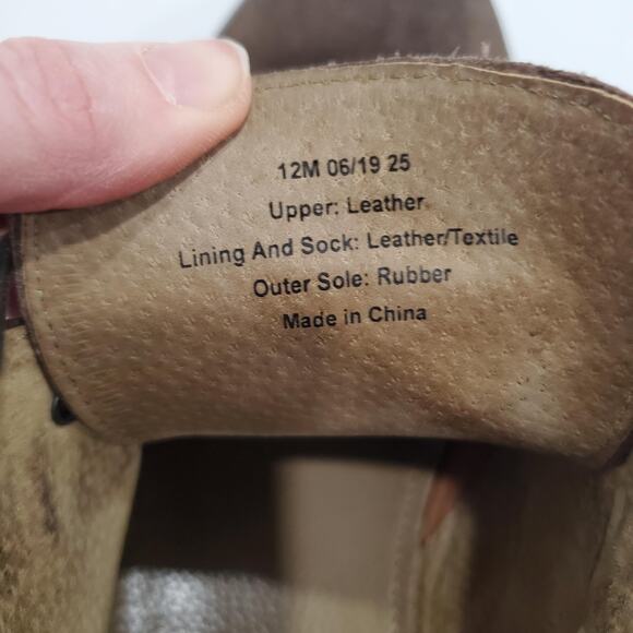 Banana Republic Chukka Desert Boots Mens Size 12 Brown Suede Leather Lace Up main image 6